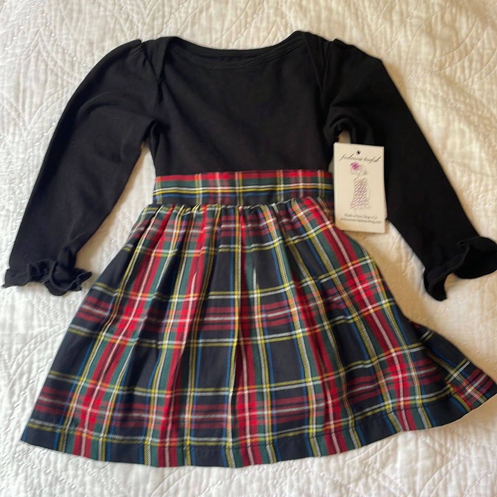 Little Loaves & Fishes, size 18mo, Tartan Abbie Dress.